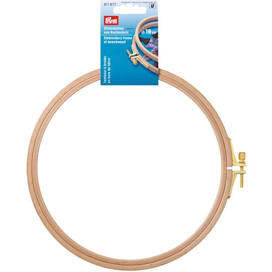 Cercle à broder en bois 19 cm - Prym