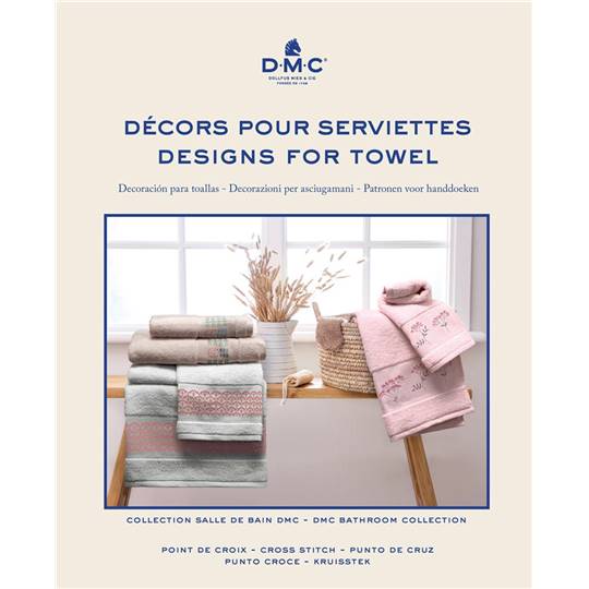 Livret Décors à broder pour Serviettes - DMC