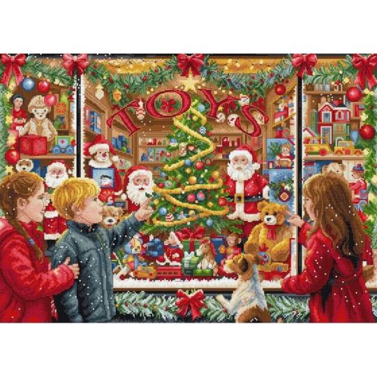 Le royaume des jouets - Kit point de croix Père Noël - Letistitch