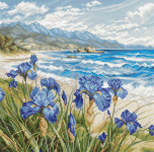 Harmonie Bleue - Kit point de croix - LETISTITCH