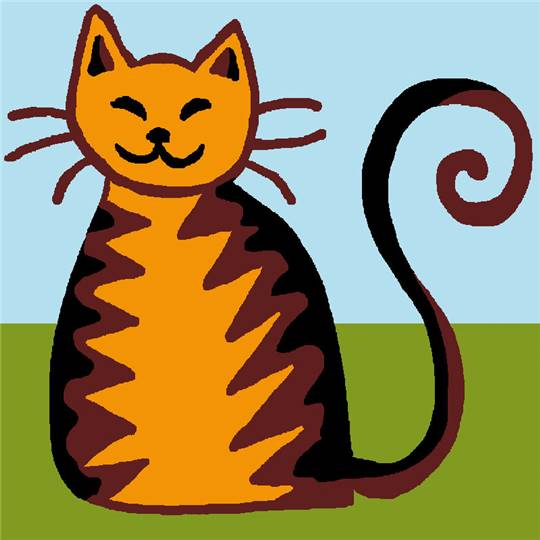 Chat - Kit Canevas pour enfant - Luc Créations