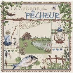 La Cabane du Pêcheur - Fiche Point de Croix - Madame La Fée