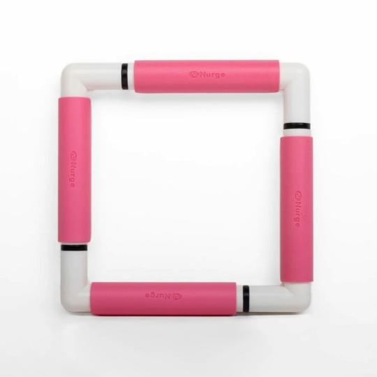 Cadre à clips Nurge 21 × 21 cm – Rose – Snap Frame broderie