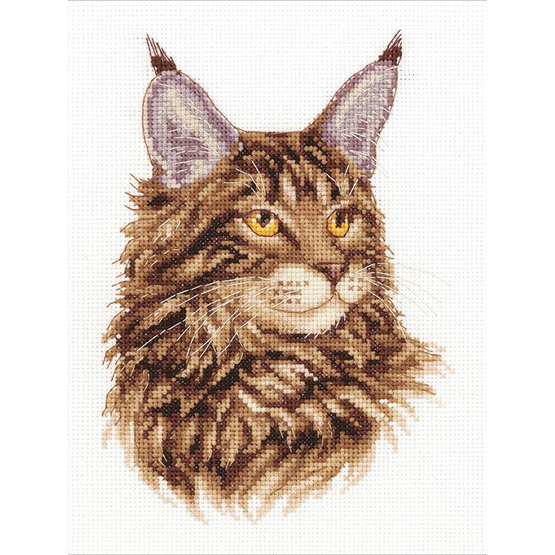 Maine Coon Chat Kit A Broder Panna 7154 Univers Broderie Maine Coon Chat Kit A Broder Panna 7154 Univers Broderie