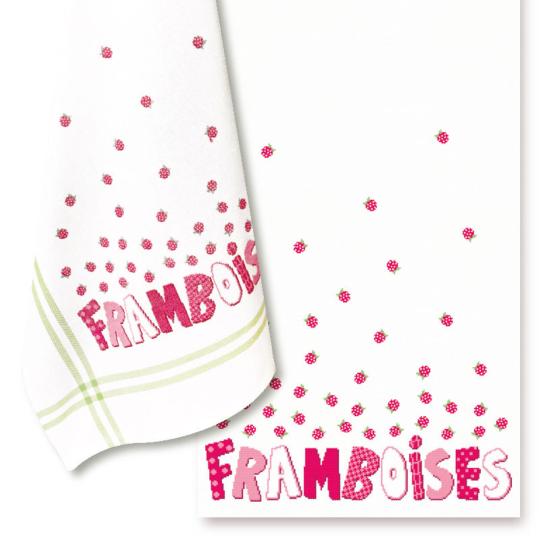 Les Framboises  - Fiche point de croix - Lilipoints