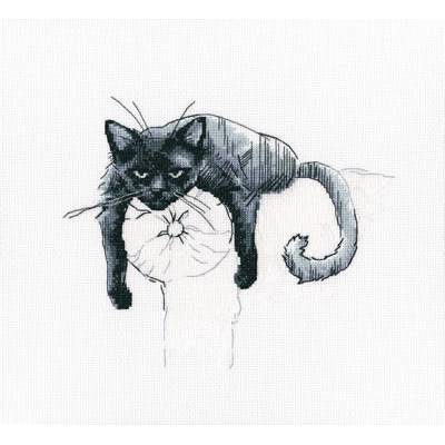 Among Black Cats  • Accoudoir - Kit Point de Croix - RTO