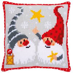 AMBATTERY Coussin Point De Croix Gros Trou, Ours De Noël