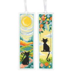 Kit Marque-Pages Chats dans le Jardin (lot de 2)  - Vervaco