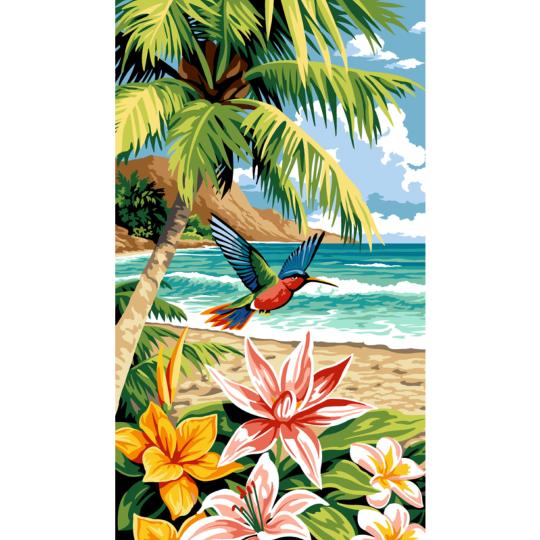 Canevas Pénélope L'île aux colibris  - Margot de Paris