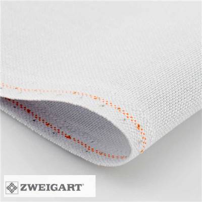 Toile étamine 12 fils - Gris Très Clair  - 32 x 140 cm 