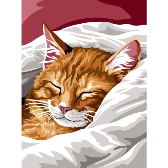 Canevas Pénélope Chat endormi  - SEG de Paris