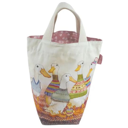 Petit Sac Seau Dapper Ducks – Sac à projet – Emma Ball