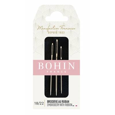 Aiguilles broderie au ruban n°18/20/22 Bohin