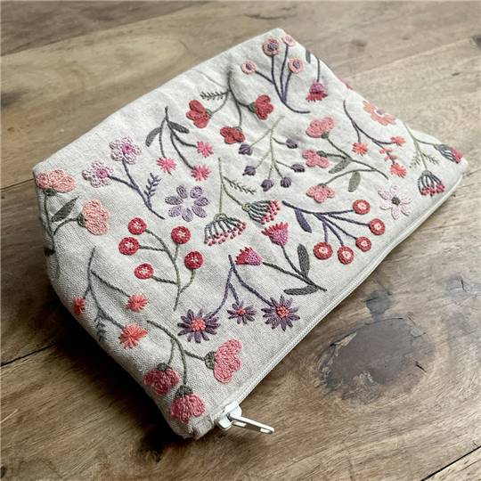 Trousse Fleurie - Corail - kit Un Chat dans l'Aiguille