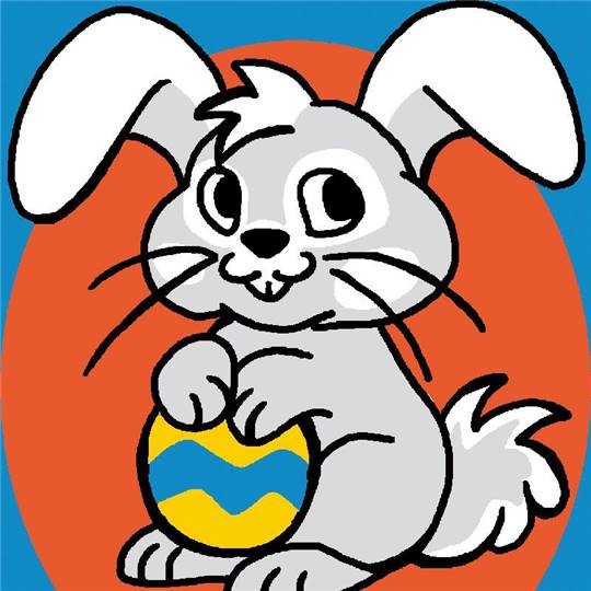 Kit Canevas pour enfant Lapin - Luc Créations