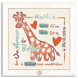 La Girafe - Fiche point de croix B008 - Lilipoints