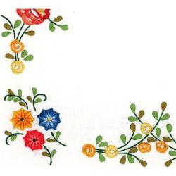 Napperon à broder Fleurs des Champs 5 formats - Luc Créations