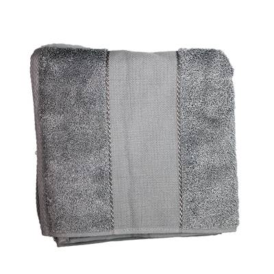 Serviette de toilette à broder 50 x 100 cm - Gris