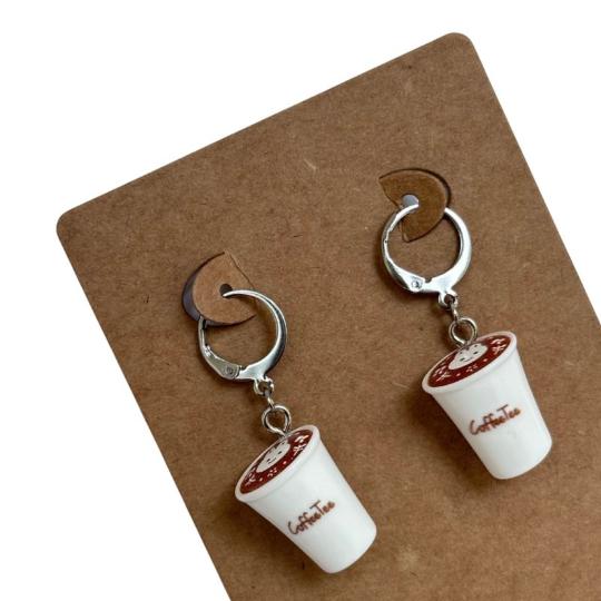 Lot de 2 anneaux Marqueurs de Maille - Coffee Break