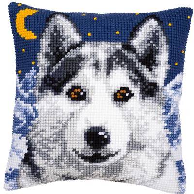 Le Loup - Kit Coussin Gros trous - Vervaco