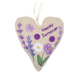 Coeur Déco Happy Summer - Kit point de croix  - Vervaco