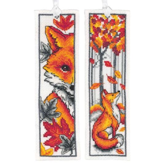 Kit Marque-Pages Renards (lot de 2)  - Vervaco