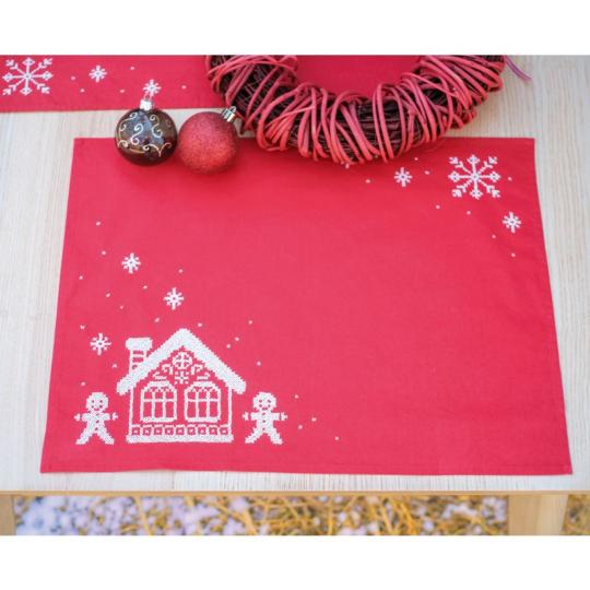 Kit set de table Maison Pain d'Épices lot de 2 - Vervaco