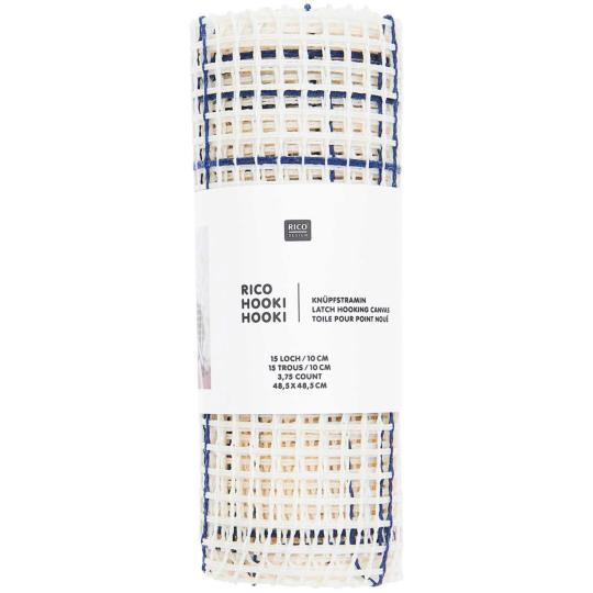 Toile pour point noué - Coupon de 48,5 cm x 84,5 cm - Rico Designs