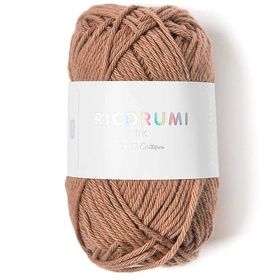 Fil de Coton à crocheter Ricorumi - Marron Praliné