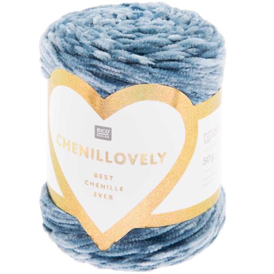 Fil Creative Chenillovely dk 50g /130 mètres - 006 Bleu Pétrole