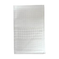 Torchon Nid d'abeille à broder 100% coton - Ecru