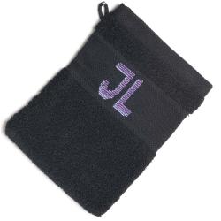 Gant de toilette à broder Noir - Rico Designs