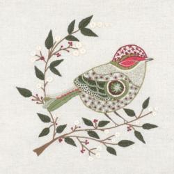 Bel oiseau de Noël  - Kit Un chat dans l'aiguille