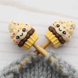 2 Protège-pointes pour Aiguilles - Petit Cupcake