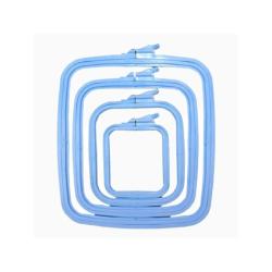 Cadre rectangulaire en plastique Nurge – 25 × 28 cm – Bleu