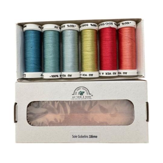 Pack 6 Nuances Soie Gobelins  - 18ème - Au Ver à Soie