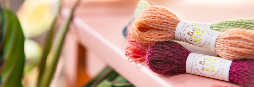 Fils Eco Vita pour broderie et crochet