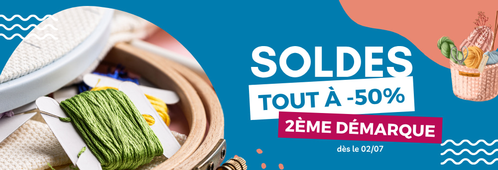 Soldes broderie et point de croix