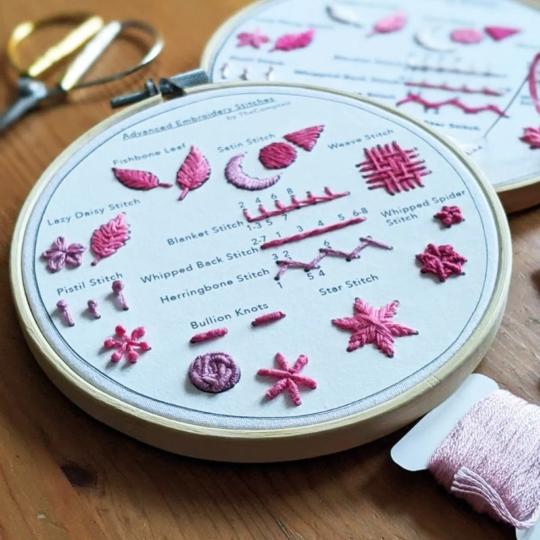 harmonies des couleurs avec les fils DMC