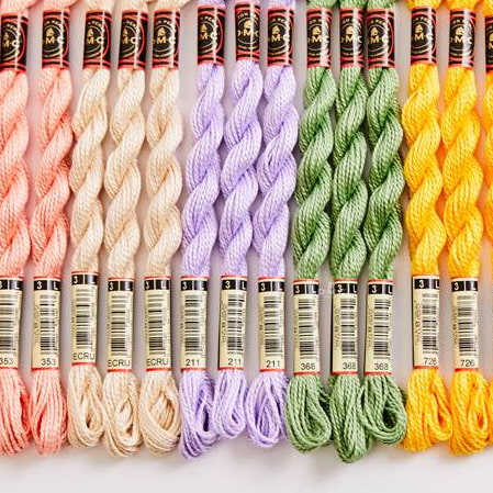 Fils DMC Coton Perl� n�5 (115) pour broderie et crochet