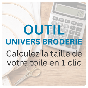 calculatrice toile � broder