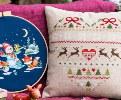 decoration de noel a broder univers broderie