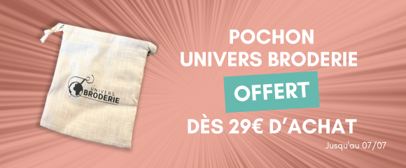 Livraison de vos accessoires broderie
