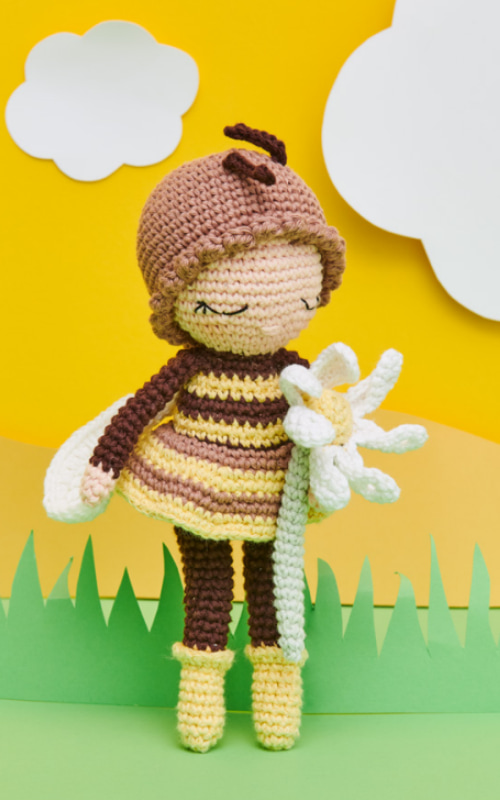 abeille - Tutoriel tricot gratuit