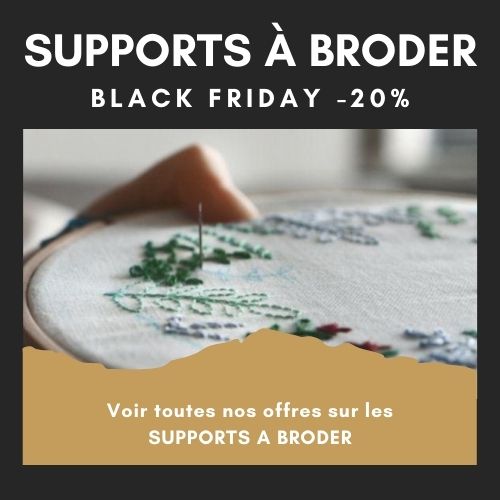 Black Friday - Supports Broderie
