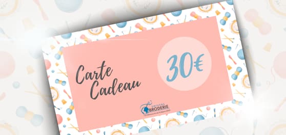 cartes cadeaux Univers Broderie