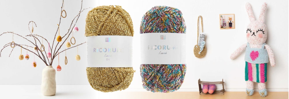 Fils de coton Iris pour crochet Ricorumi