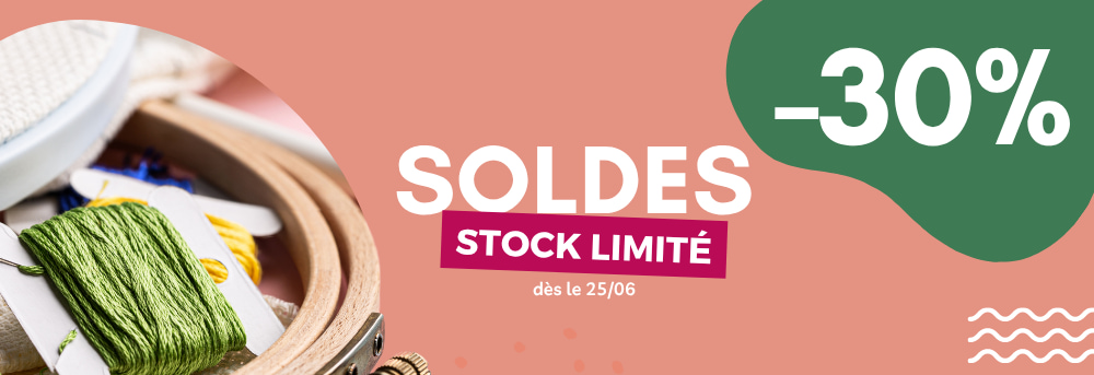 Soldes broderie et point de croix