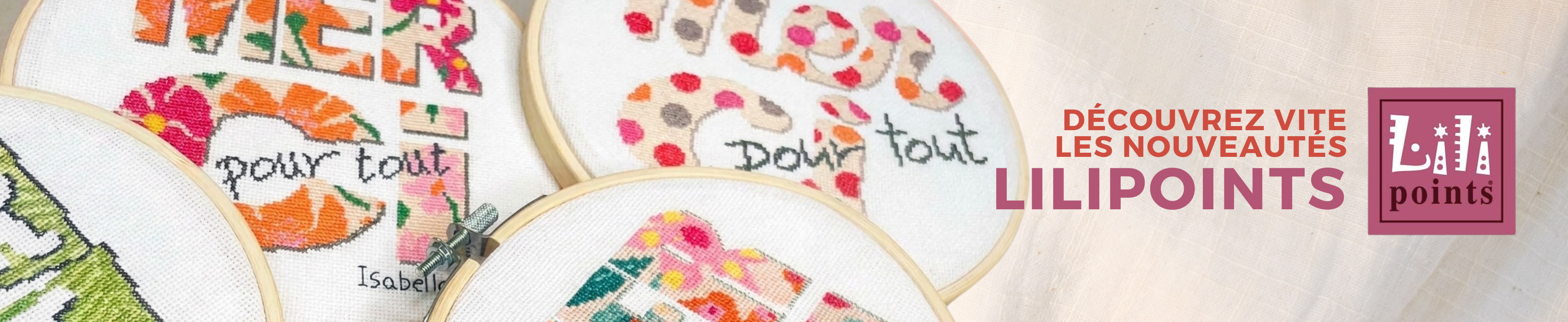 nouveaut�s broderie lilipoints