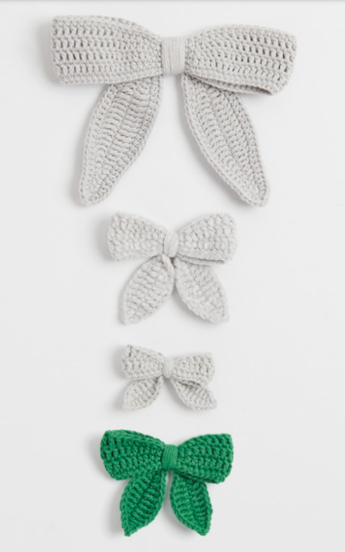 noeuds papillon - Tutoriel tricot gratuit